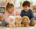 Lion Alpaca Plush Figure